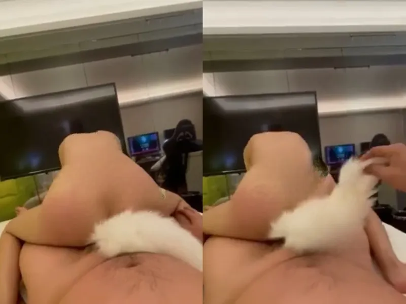 Sau khi đá trứng cút rung bím, còn bị bắt liếm cục thịt mỏi miệng.